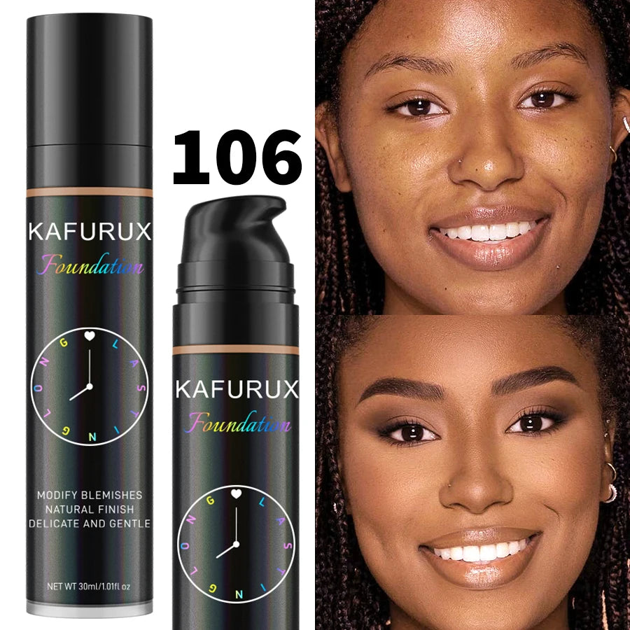 8 cores base líquida corretivo eficaz à prova d água resistente ao suor rosto coreano maquiagem profissional rosto base cosméticos presente