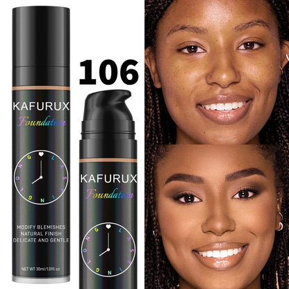 8 cores base líquida corretivo eficaz à prova d água resistente ao suor rosto coreano maquiagem profissional rosto base cosméticos presente